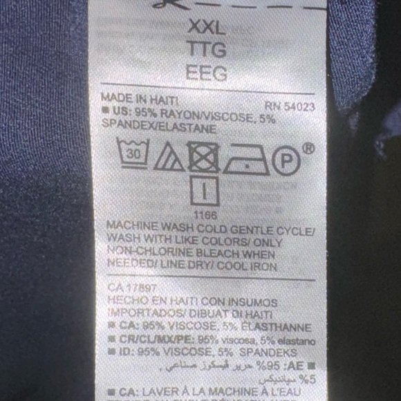 EUC Old Navy Luxe - Long Sleeve - Vee Neck - Navy Blue XXL - Picture 4 of 5